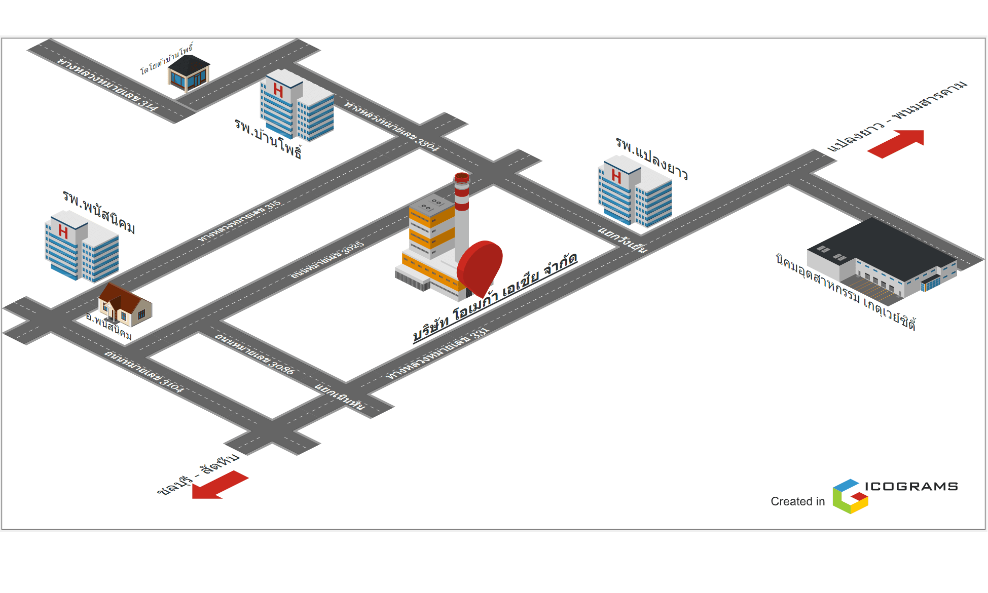 company location map image